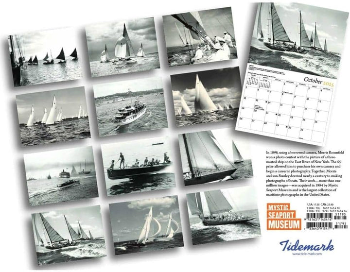 Art of the Boat Mystic Seaport Museum 2025 Wall Calendar