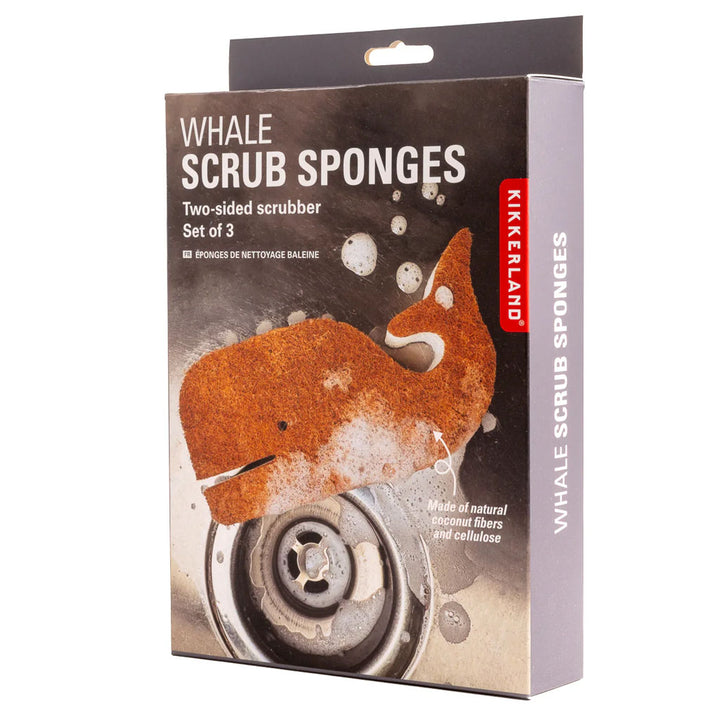 Whale Scrub Sponges