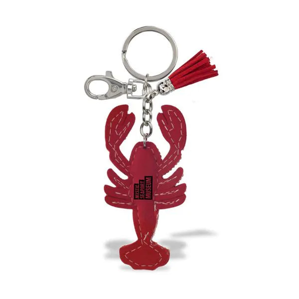 Mystic Seaport Museum Lobster Bling Keychain