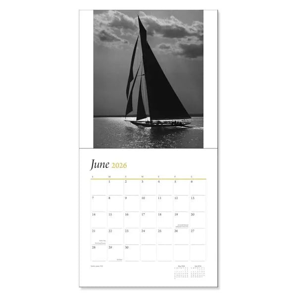 Art of The Boat 2026 Wall Calendar: Mystic Seaport Museum