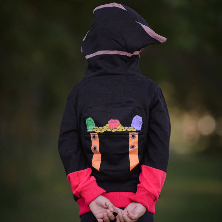 Pirate 3D Toddler Zip-Up Hooded Sweatshirt