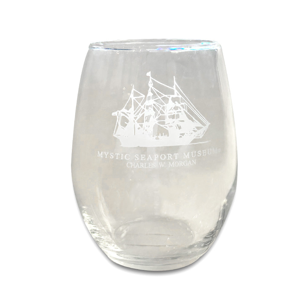 CHARLES W. MORGAN Stemless Wine Glass