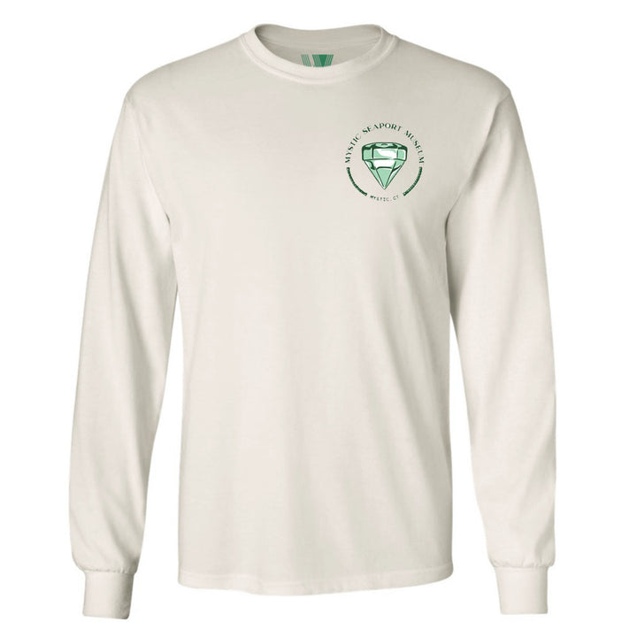 Mystic Seaport Museum Vintage Deck Prism Long Sleeve T-Shirt