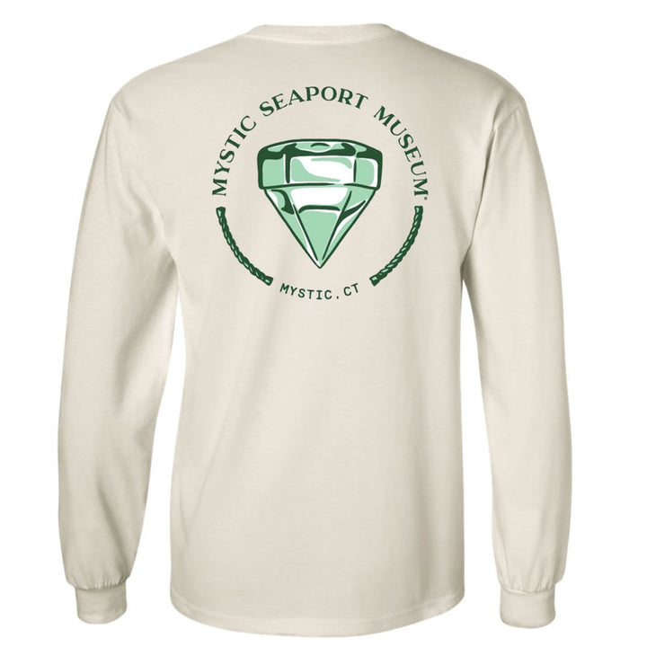 Mystic Seaport Museum Vintage Deck Prism Long Sleeve T-Shirt