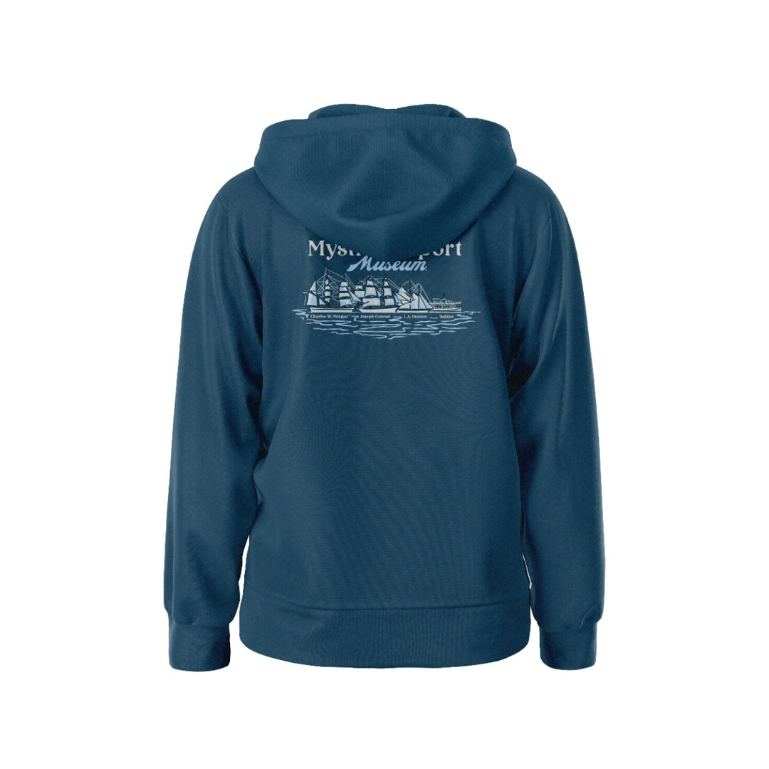 Mystic Seaport Museum Zip-Up Hooded Sweatshirt