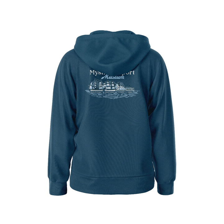 Mystic Seaport Museum Zip-Up Hooded Sweatshirt